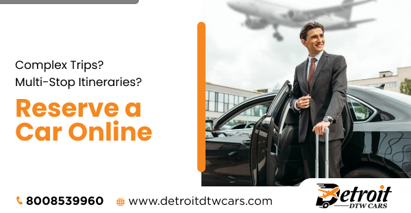 Online car reservation in Detroit